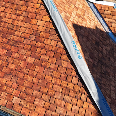 Orange roof. Orange roof.